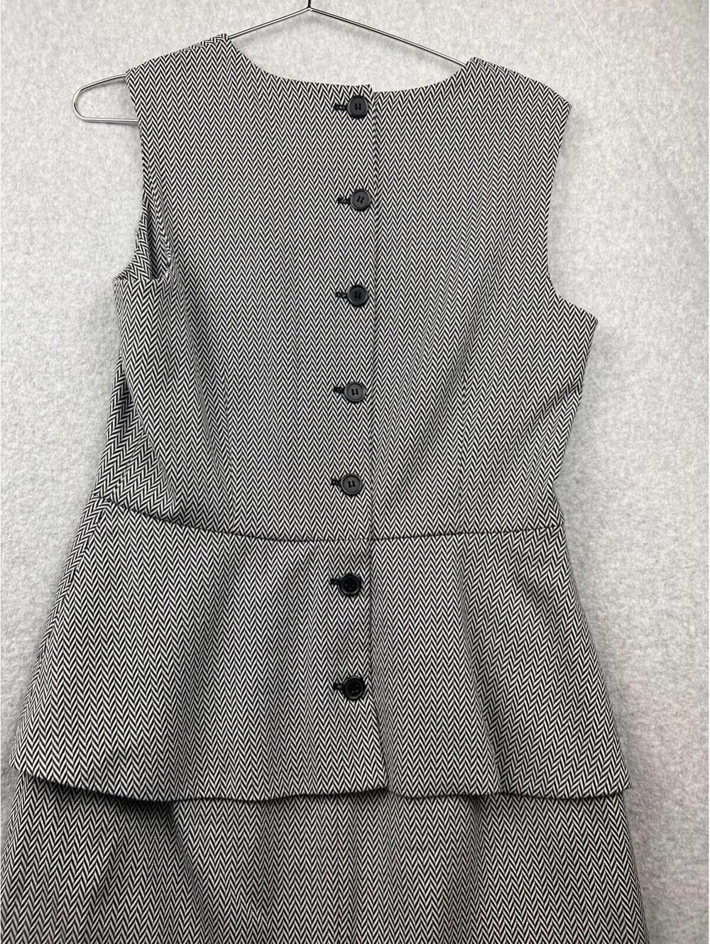 Calvin Klein Sheath Houndstooth Dress Womens 10 Business Career Office - Picture 5 of 10